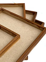 Duo Teak Frames | MDF Base | Varmala Preservation