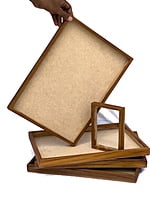 Duo Teak Frames | MDF Base | Varmala Preservation